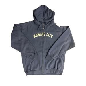 Vintage Kansas City Moonlight Graham Full Zip Hoodie Men’s Size 2XL